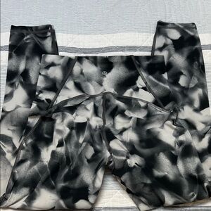 lululemon athletica Black and White Leggings